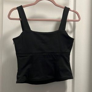 Club monaco stretchy side zip zip corset